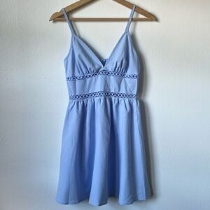 SHEIN Blue Spaghetti Strap Dress XS Excellent Condition